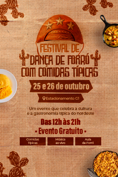 Festival de Dança de Forró com Comidas Típicas - 2025