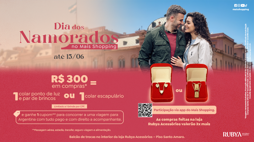 Dia dos Namorados Mais Shopping 2025