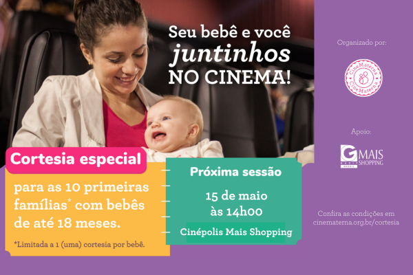 Cinematerna Especial Dia das Mães