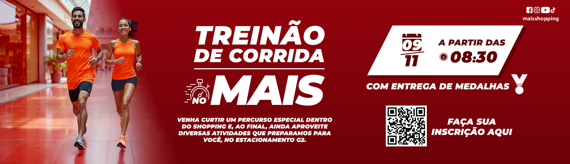 Treinão de Corrida no Mais 09/11