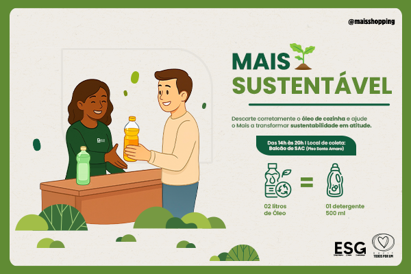 Ação de ESG - Mais Sustentável 