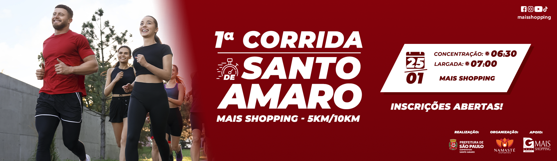 1° Corrida de Santo Amaro - Mais Shopping 