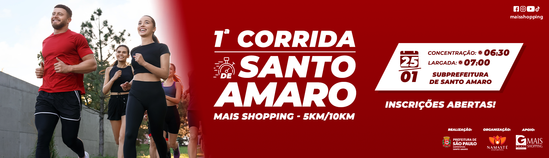 1° Corrida de Santo Amaro - Mais Shopping 