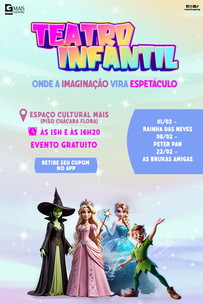 Teatro Infantil no Mais 2026