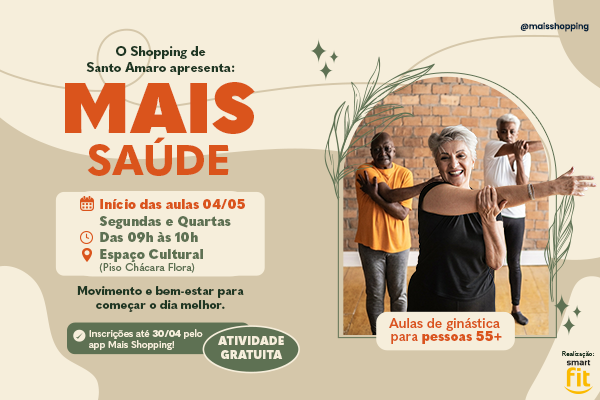 Mais Saúde: Ginástica para terceira idade 🤸‍♀️