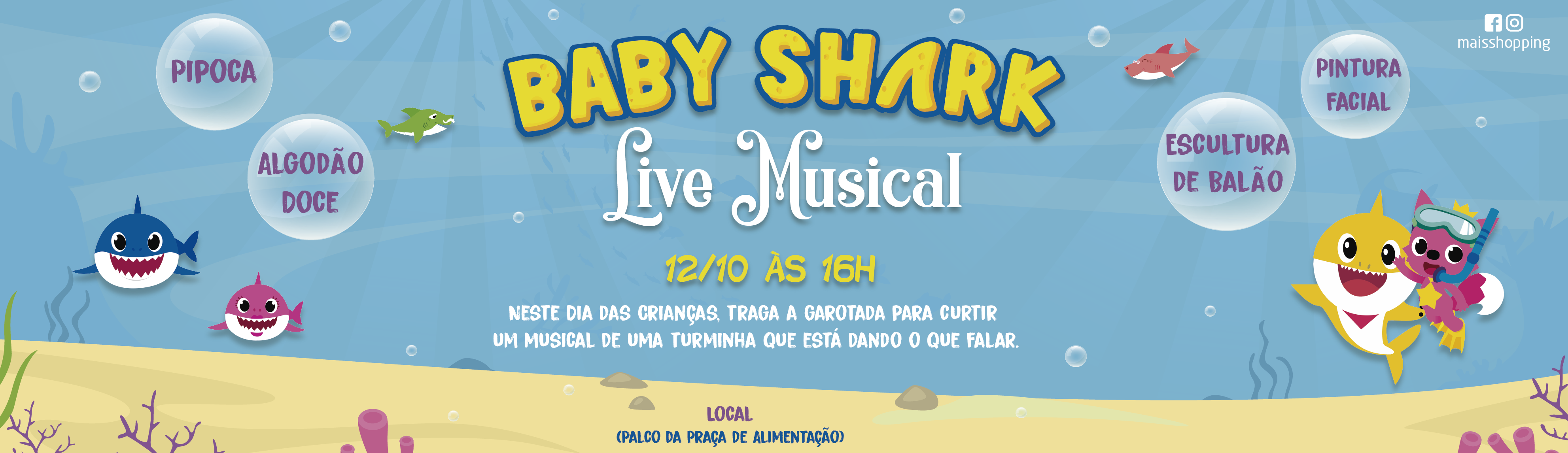 DIA DAS CRIANÇAS - SHOW DO BABY SHARK 
