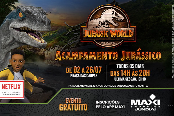 Acampamento Jurássico - Férias julho/26