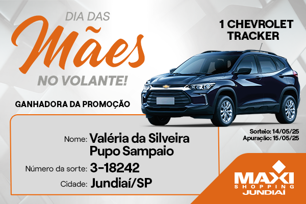 Ganhadora promoção dia das maes 2025