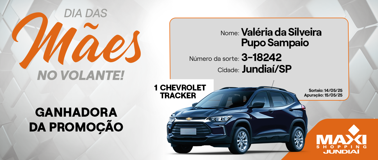 Ganhadora promoção dia das maes 2025