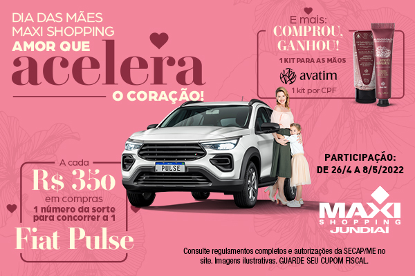 Confira quem ganhou o Fiat Pulse da campanha de Mães do Maxi Shopping