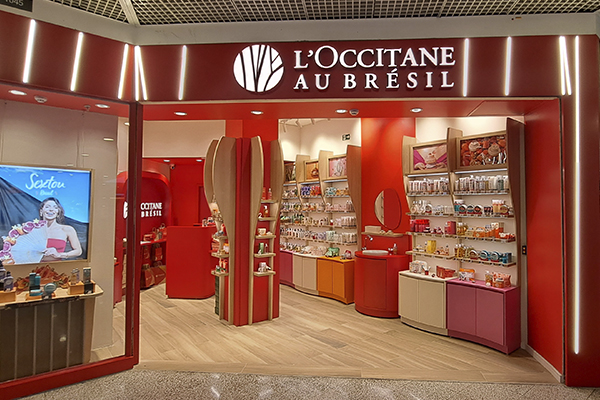 Inaugurou da loja L´Occitane Au Brésil no Maxi Shopping Jundiaí 