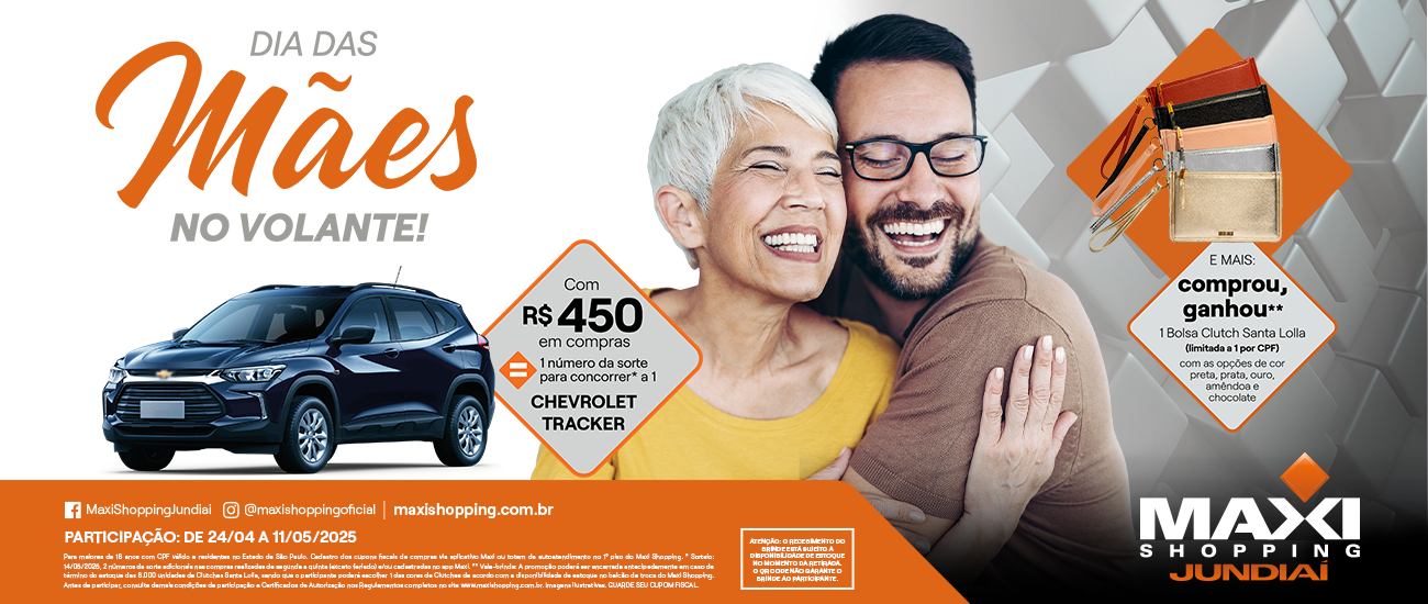 Dia das Mães no volante no Maxi Shopping Jundiaí