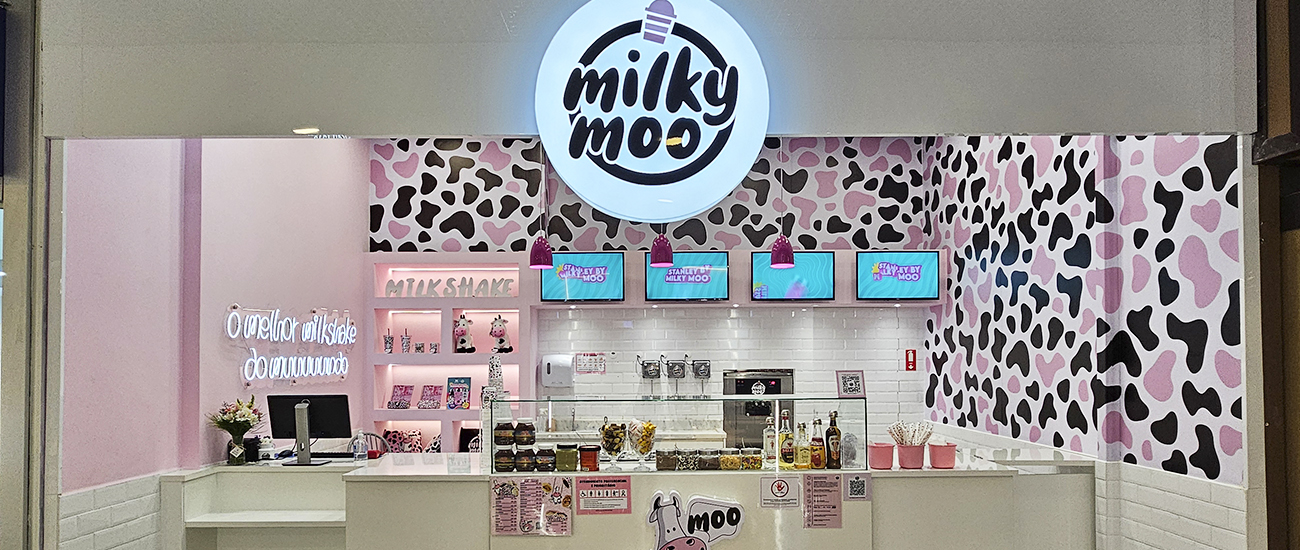 Inaugurou a Milky Moo no Maxi Shopping Jundiaí 
