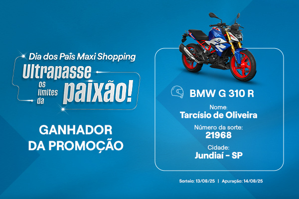 Ganhador da Promoção de Dia dos Pais 2025