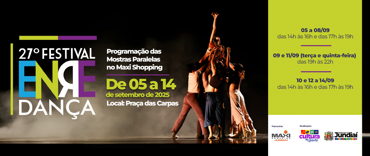 Apresentações do 27º Festival Enredança no Maxi Shopping Jundiaí 