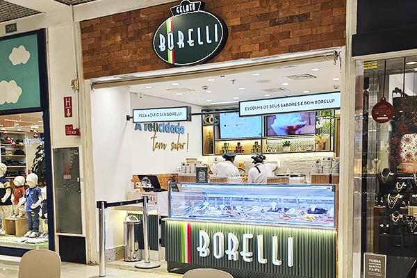Gelato Borelli inaugura no Maxi Shopping Jundiaí 