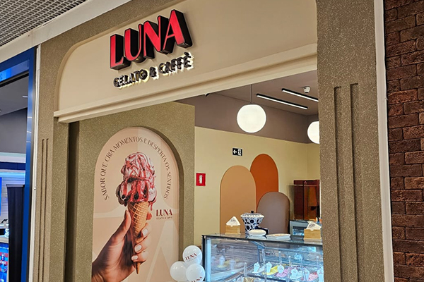 Luna Gelato & Cafeè inaugura no Maxi Shopping Jundiaí 