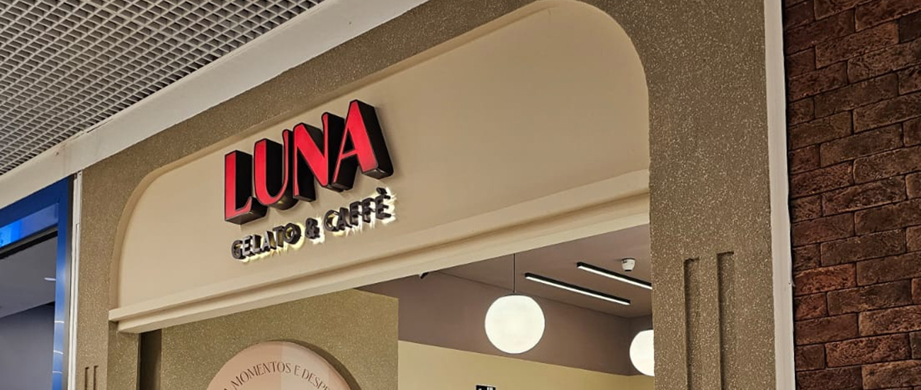 Luna Gelato & Cafeè inaugura no Maxi Shopping Jundiaí 