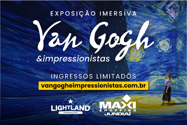 Exposição imersiva Van Gogh & Impressionistas chega pela primeira vez a Jundiaí 