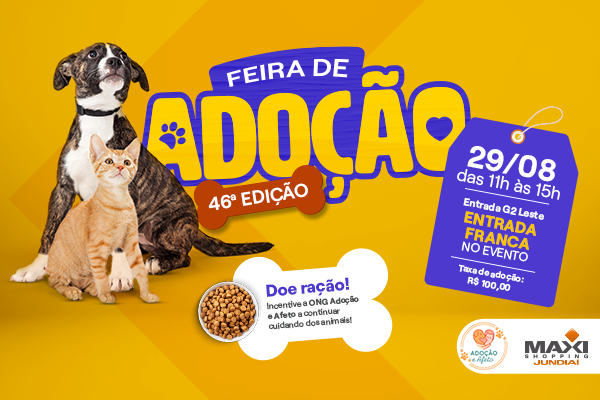 Feira de Adoção no Maxi Shopping Jundiaí 