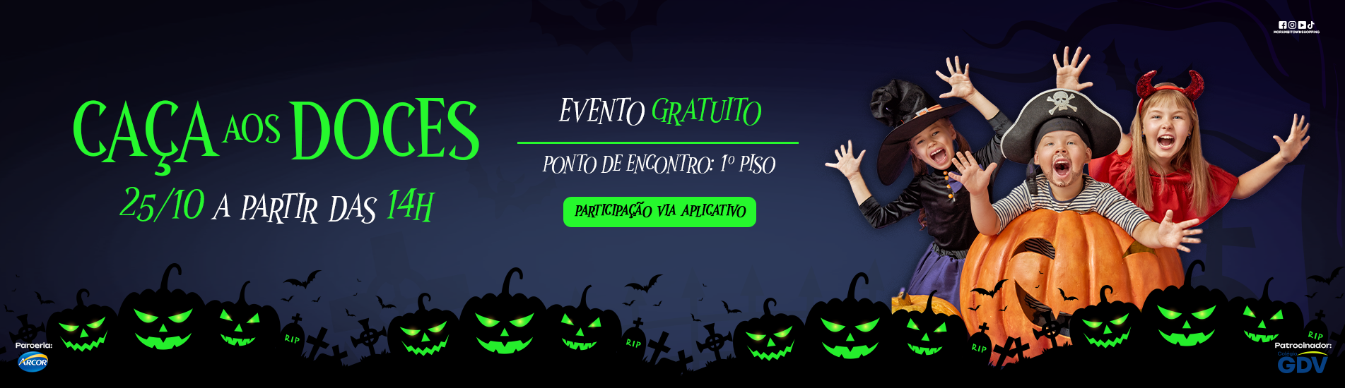 Halloween 2025 - Caça aos Doces 