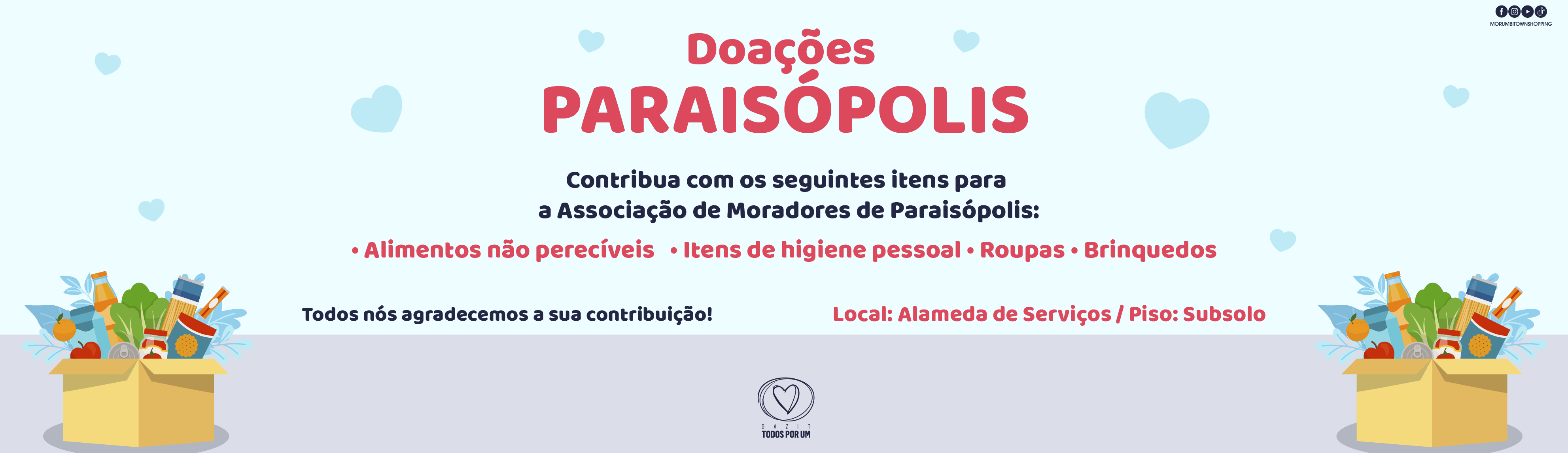 Doações Paraisópolis