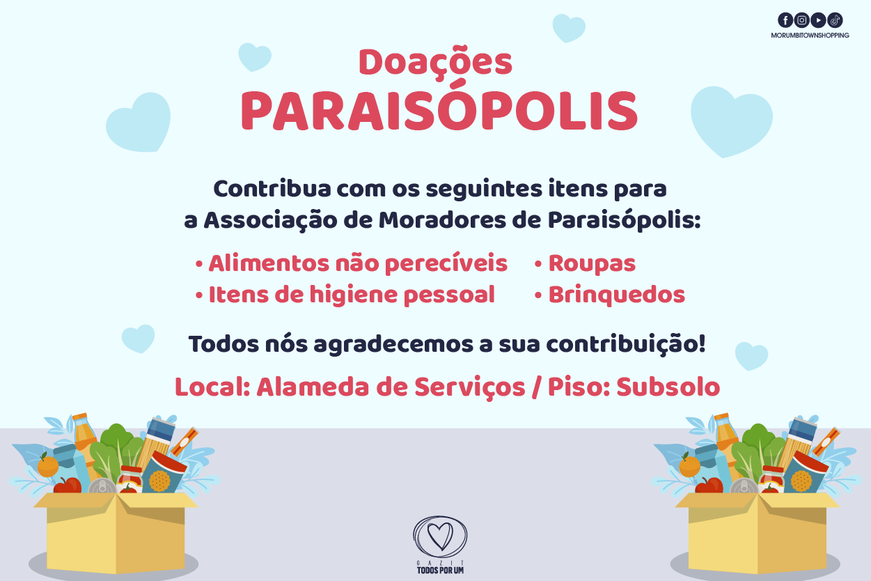 Doações Paraisópolis