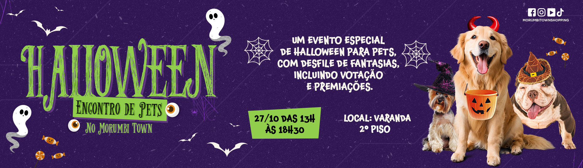 Halloween dos Pets 