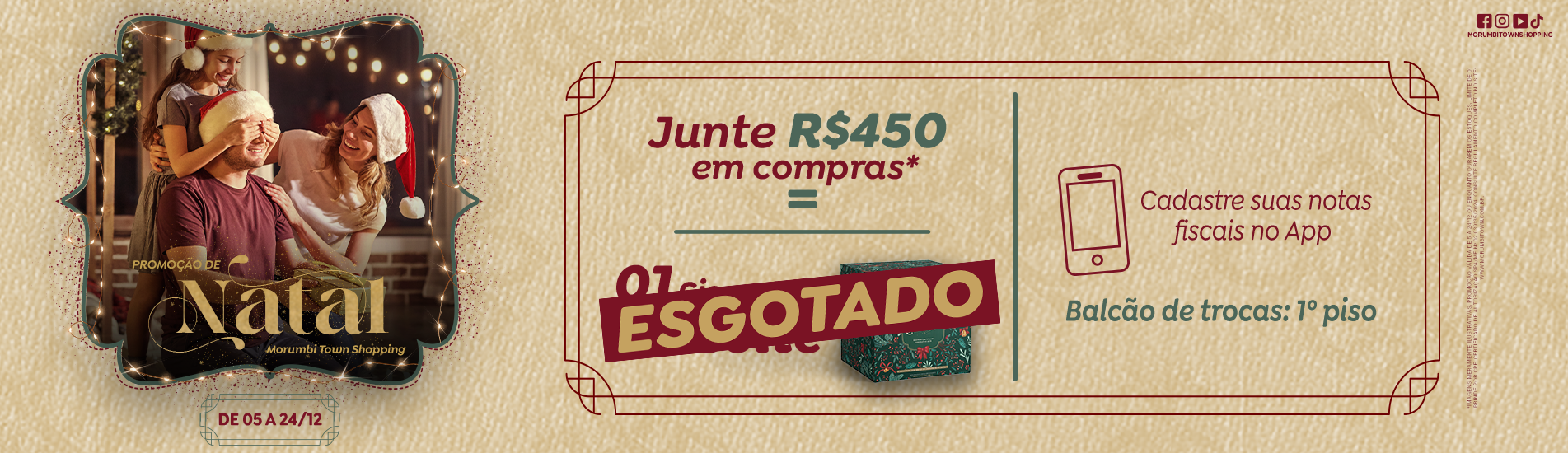 Promoção de Natal 2024 - Esgotado 