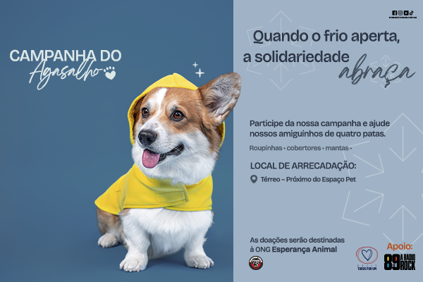 Campanha do Agasalho Pet 2025 