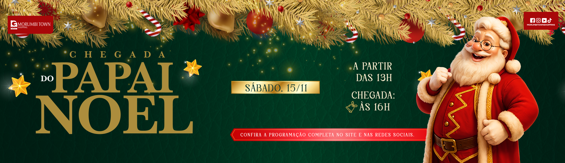 Chegada do Papai Noel 2025