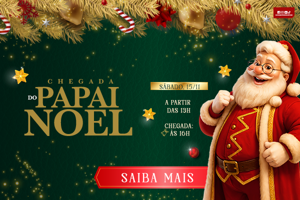 Chegada do Papai Noel 2025