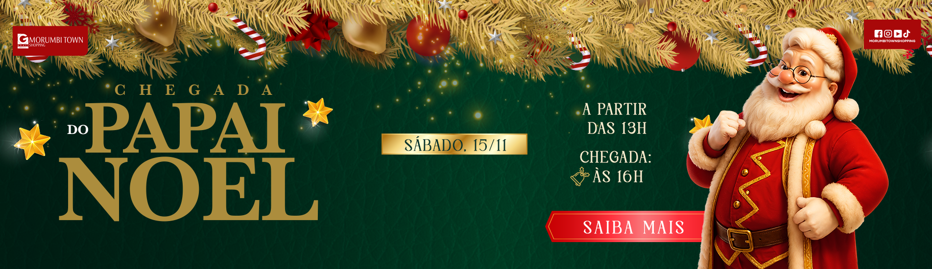 Chegada do Papai Noel 2025