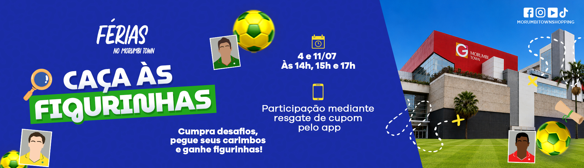 Férias no Morumbi Town: Caça às figurinhas