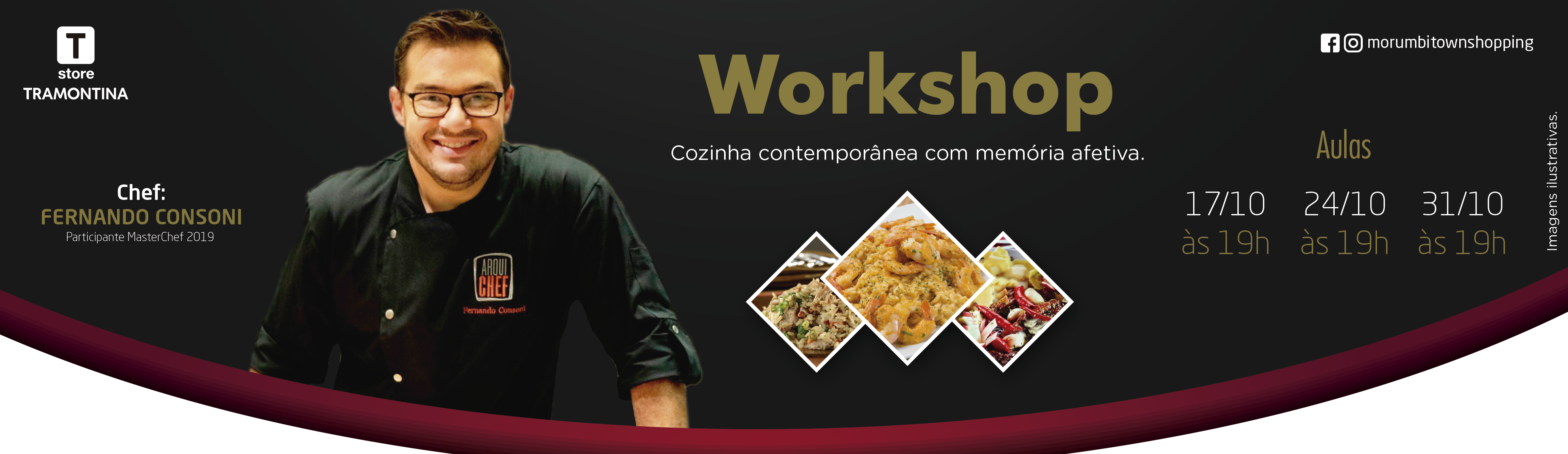 Workshop de receita contemporânea com memoria afetiva - Chef  Fernando Consoni 