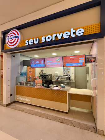 Logo da loja chiquinho sorvetes