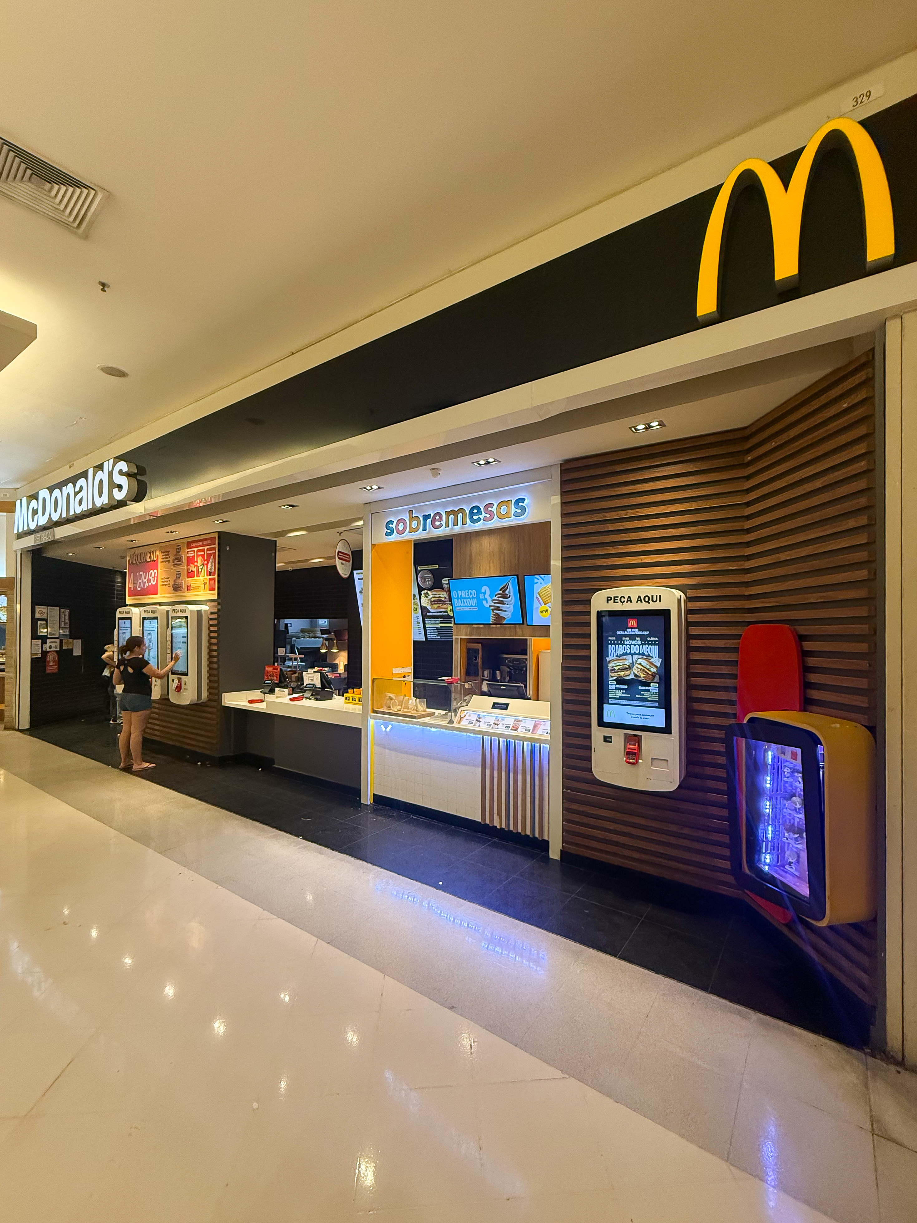 Logo da loja mc donald´s