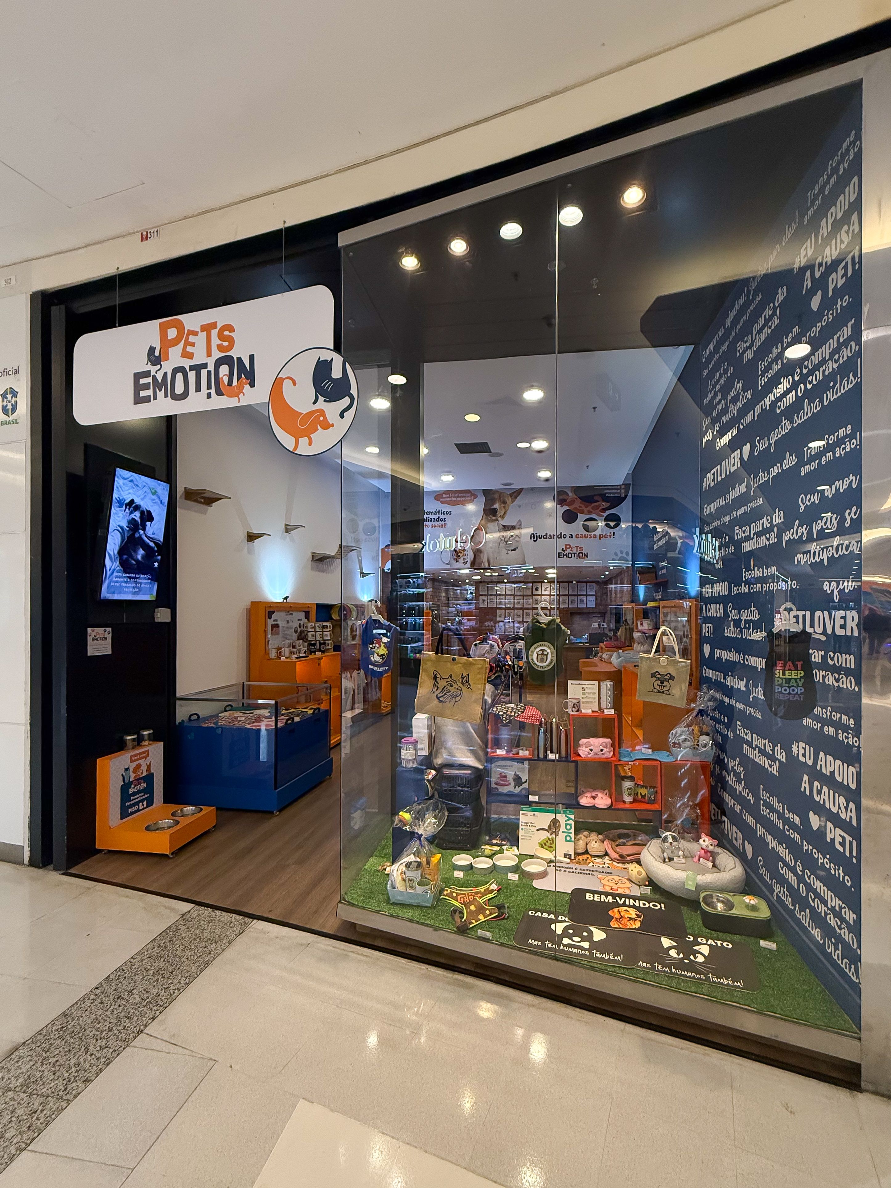 Logo da loja pets emotion