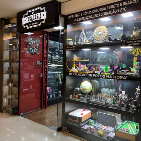 Logo da loja tabacaria da granja