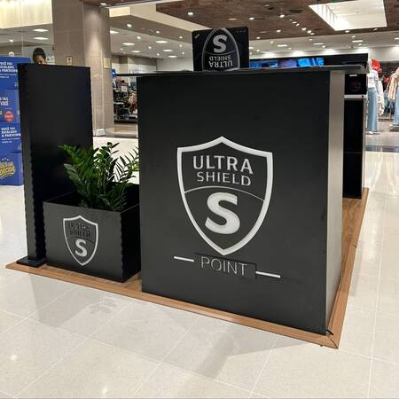 Logo da loja ultra shield point