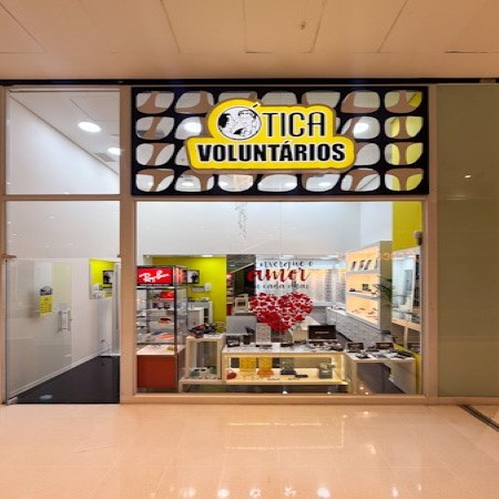 Logo da loja óticas voluntarios