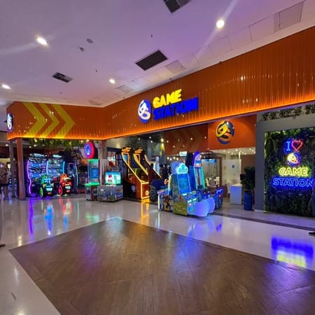 Logo da loja game station