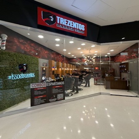 Logo da loja 300 barber shop