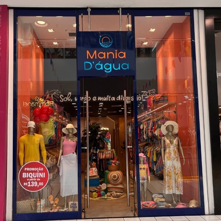 Logo da loja mania d´água
