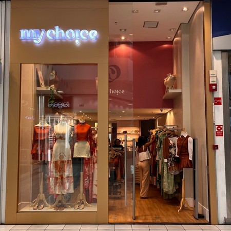 Logo da loja my choice