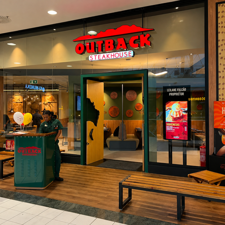 Logo da loja outback steakhouse