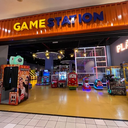 Logo da loja game station