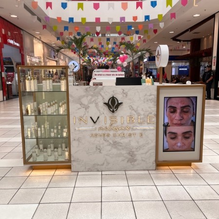 Logo da loja invisible melasma - by agnes christie