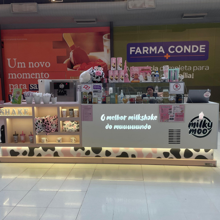 Logo da loja milky moo quiosque