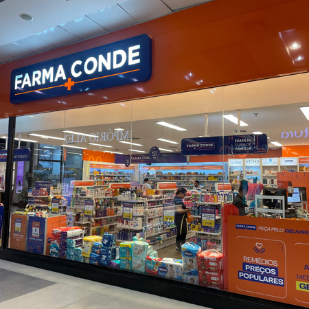 Logo da loja farma conde